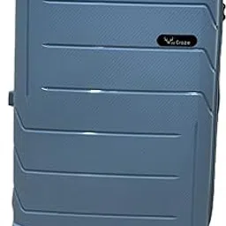 wild craze Slate Blue Explorer Trolley - Tough and Light Weighted | 24 inch | 65 cm | Large Check-in Luggage with Durable Hard Shell image 1