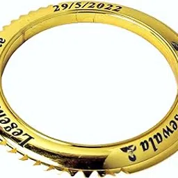luxar Stylish Legend Never Die Gold Bracelet for Men - 2x6 Stainless Steel Boys Jewelry Accessory-picture-30