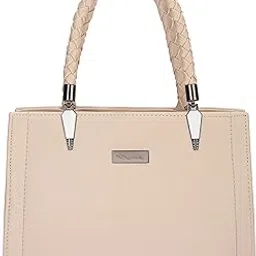 trendcraft Women's Top Handle Handbag with Braided Strap, Leather, Adjustable Shoulder Strap-picture-54
