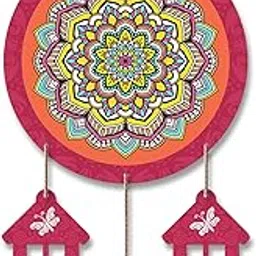 Artvibes Designer Wooden Wall Hanging Decoration Items for Home | Gifts | Bedroom | Wood Wall Hanger | Mdf Decorative for Living Room | Artworks | Modern Decor Item (WH_7214N)-picture-13