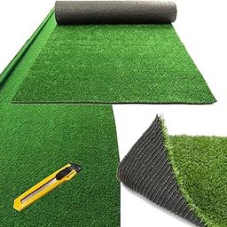 sai praseeda 40 MM Artificial Green Grass Mat 5 Feet X 3 Feet for Home Decor_Balcony_Floor Carpet_Terrace_Decoration_Lawn and Garden with 1 Blade_1 X 2 Feet Size Grass Mat SPGSMT24-picture-43