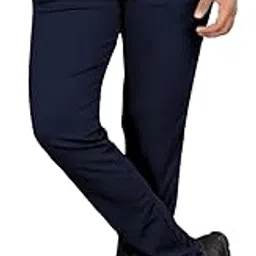 gibbonte Regular Fit Men’s Trousers | Solid Pattern Mid-Rise Pants | Smart Casual Button Closure Bottoms (Pack of 1)-picture-31