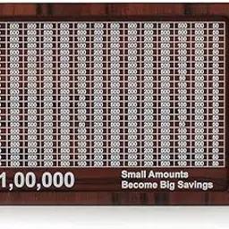Smart Wooden Money Saving Box with 1 Lakh Tracker | Lockable Piggy Bank for Kids & Adults | Secure Cash & Coin Box for Home & Gifting-picture-20