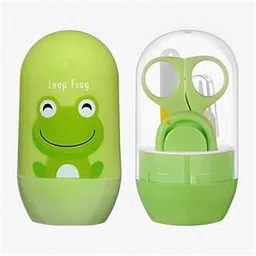 Baby Manicure Kit, Tablet-Style Grooming Set with Frog Design Case, Green, Complete Care Tools, Portable Storage Solution, Ages 0-5 Years-picture-30