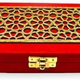 Premium Decorative Designer Mdf Golden Gifting Cash Box, Shagun Box, Jewellery Box, Money Box, Gaddi Box (20X8.5X4Cm) (Embossed Horse), Pack of 1 count-picture-67