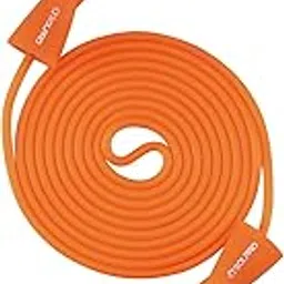 Solpro FoamFly Adjustable Jump Rope Skipping Rope with soft foam handle for men, women, kids, fitness, exercise | Unisex, Tangle-Free, Sweat-Resistant, Ideal for gym & cardio. (Orange)-image-9