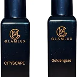 GLAMLUX Eau De Parfum Set | Cityscape and Goldengaze | 20 ML Each | Long-lasting Summer Fragrances for Women and Unisex-image-8
