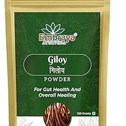 Giloy Powder - 100% Pure & Natural Tinospora Cordifolia - Boost Immunity, Ayurvedic Supplement for Overall Wellness - 100 Gm (Pack Of 1)-image-46