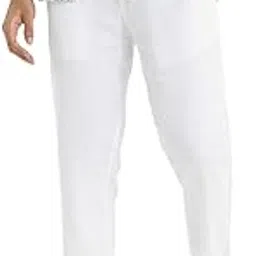 Men Casual Trousers | Regular Fit Ankle Length Solid Design | Premium Linen Fabric & Drawstring Closure for Summer & Street Wear-image-16