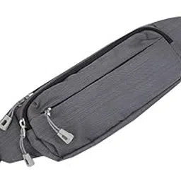 BAZPUR MART® Hiking Waistpack Water-Resistant Unisex Fanny Pack, Fanny Pack, Adjustable Large‑Capacity for Running Jogging Outdoor Sport(Gray)-picture-17