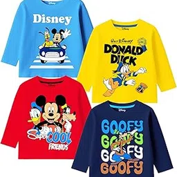 kuchipoo © Disney Boys Full Sleeves Regular Fit Cotton T-Shirt-picture-19