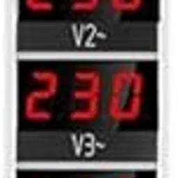 Yokins DIN Rail Mounted Type Three Phase Voltmeter AC 80-500V, Mini Volt meter in 3 digit 3 line LED Display, (fits like MCB) for 3 phase Voltage measurement-image-20