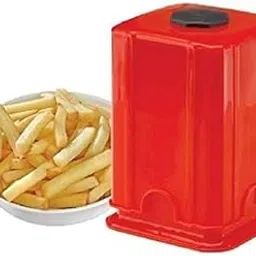 2 in 1 Vegetable Chopper for Kitchen with Push-Clean Feature | Size Adjustable Potato Chipser & French Fry Machine | Manual Potato Cutter/Finger Chips Machine | 6% Off-picture-19