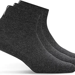 Women's Cotton Quarter Regular Socks Pack Of 3, Assorted-image-87