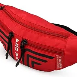 Waist Bag/Travel Bag Travel Fanny Pack for Men Waist Bag for Women Side Bag for Men Travel Accessories/Money Bag Belt Bum Bag with Adjustable Strap (Red)-image-27
