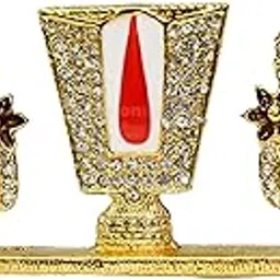 Bhimonee Decor by Modern Gift Centre | Shanku Chakra Namah Stone Work Showpiece | Perfect for Car Dashboard, Pooja, Puja, and Spiritual Decor | Elegant Gift Piece-image-20