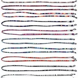 jzs Eyeglass Strap, Premium Glasses Holder Chains, Multicolor Eyewear Retainer for Women Men and Kids,12PCS-picture-39