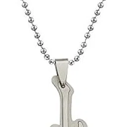 Rock Electric Guitar Acoustic Charm Music Player Musical Instrument Jazz Hip Hop Music Style Silver Stainless Steel Necklace Pendant for Men and Women-image-72