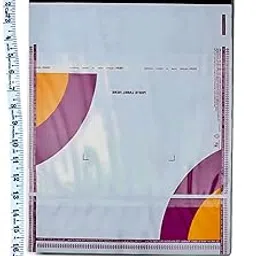 Meesho Branded Opaque Courier Bag,100% WORKING QR Code with POD Jacket, Size 12 x 16 length breath, PCK OF 50 pcs-picture-13