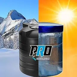 Pro Insulation Heat Proof Water Tank Thermal Cover 1000L, 5 Layer Protection, Silver 4mm Thickness one Side Polyester foil Laminated Bubble roll | Keeps The Water Cool in Summer-picture-52