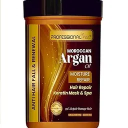 Professional Feel Moroccan Argan Oil Moisture Repair Keratin Hair Repair Mask & Spa, Total Repair Hair (800 gm)-image-10