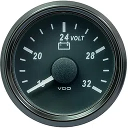 VDO SingleViu 52mm (2-1/16") Voltmeter f/24V Systems - 32V-picture-12