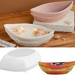 53 Arts Boat Shape Silicone Mold for Candle Holder | DIY Resin Casting Mold for Tray, Tealight & Votive Candles – Reusable Silicone Craft Mold-image-17