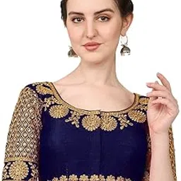 pujia mills Women's Embroidery Handwork Stone Work Design Bridal Blouse-picture-45