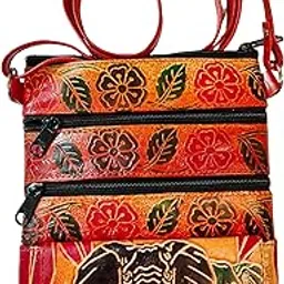 classique Shantiniketan Pure Leather Womens Purse Crossbody Shoulder Elephant-picture-52