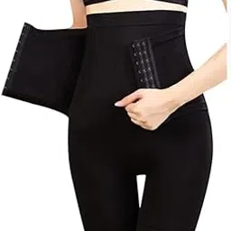 jemego Seamless High Waist Belly Retraction Pants with Steel Bone Anti Curling Body for Women.-picture-54