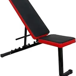 IBS Heavy Duty 3 in 1 Adjustable Incline, Decline, and Flat Bench Utility Exercise Bench for Weight Strength Training, Sit Up Abs Multipurpose Fitness Exercise Gym Workout for of Home Gym-picture-49