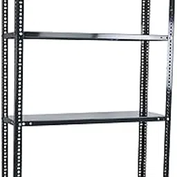 SMR Prime CRC Sheet 24 Gauge Multipurpose Slotted Angle Rack with 4 Shelf for Home, Office & Industry - (60X36X12 in, 13 Kg | 16 Gauge Angle-Grey)-picture-18