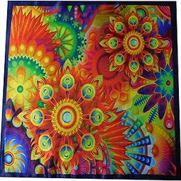 Riyasat - Men's Silk Pocket Square Printing Patterns Handkerchief Wedding Gift .(PS_009)-picture-18