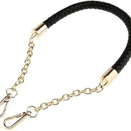 enakshi (label) 2xMetal PU Leather Braided Bag Strap Handle Bag Chain Replacement 60cm Black|Clothing, Shoes & Accessories | Womens Handbags & Bags | Handbag Accessories-picture-11