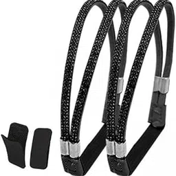 bnf 4xWomen Shoe Straps High Heels Shoelaces Adjustable Anti Loose Shoes Belt Band Black Rhinestone-picture-15