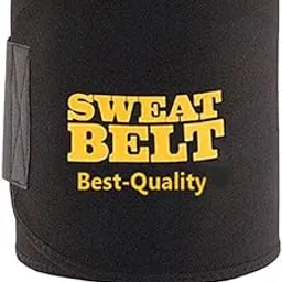 Black Men's Women's Waist Stomach Shaper Sweat Slim Belt with Mobile Holder Weight Loss Back Pain Gym Running-picture-30