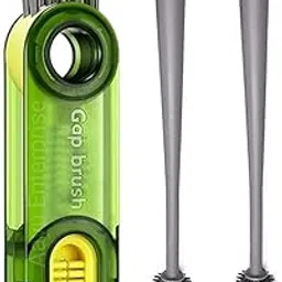 3-in-1 Multifunctional Bottle Cleaning Brush Set - 1 Pack Bottle Cap and Cup Cleaner Brush, 2 Pack Long Handle Silicone Bottle Cleaning Brushes, Perfect for Baby Bottles, Water Bottles, Glasses-image-2