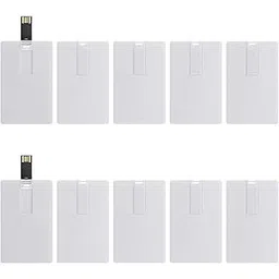 Credit Card USB 3.0 Flash Drive 32GB 10 Pack Business Card Bank Card Shape Flash Drive Memory Stick Key Credit USB Drive White-picture-30