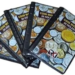 Coin Album for Keeping 20 Coin Collection Multicolor (5 Album)-image-31