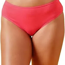 clovia Women's Cotton Mid Waist Hipster Panty with Printed Back Design (PN3110D14_M_Pink)-picture-14
