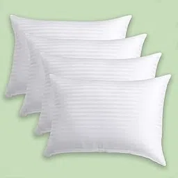 AVI Luxury Hotel Collection Microfiber Filled Bed Pillows for Back, Side, and Stomach Sleepers, 20 x 30 Inches or 51 x 76 CM Set of 4-picture-15