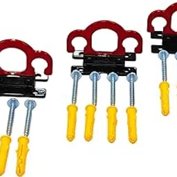 Fashion My Day 3 Pieces Resistance Band Door Anchors for Resistance Bands Closed Loop Bands Red Black Base | Resistance Trainers | Fitness Equipment & Gear | Fitness, Running & Yoga-image-50