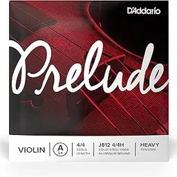 D'Addario Prelude Violin Single A String, 4/4 Scale, Heavy Tension-picture-23