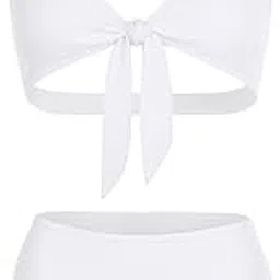 zerjama Women's Two-Piece Halter Neck Swimming Costume, Skirt Lingerie Set-picture-54