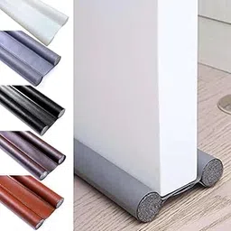 Zyvola Double Layer Door Draft Stopper - 37 Inch Acoustic Foam Seal, Cuttable, Blocks Noise & Cold Air, Improves Home Insulation-picture-23