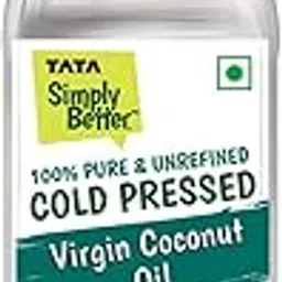 Tata Simply Better Pure & Unrefined Cold Pressed Virgin Coconut Oil, Naturally Cholesterol Free, 500ml, Rich Aroma & Flavour of Real Coconuts, For Daily Cooking with Multipurpose Usage,A1 Grade Coconuts-picture-12