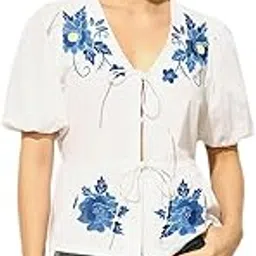 Women's Floral Regular Fit T-Shirt-image-59