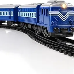 Sheel® Battery Operated Toy Train Set for Kids – Indian Style Engine with Light, 2 Coaches & 10 Tracks – 13 Pieces Toy Train Set | Made in India | Gift for Boys & Girls-image-54