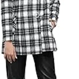dlanxa Women Casual Winter Wear Check Coat-picture-47