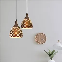 BrightLyt Aluminum Grey Ceiling Hanging Pendant Lights Lamp (Pack of 2)-picture-31